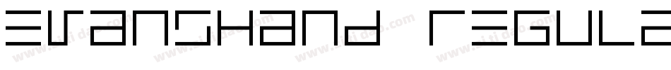 EvansHand Regular字体转换